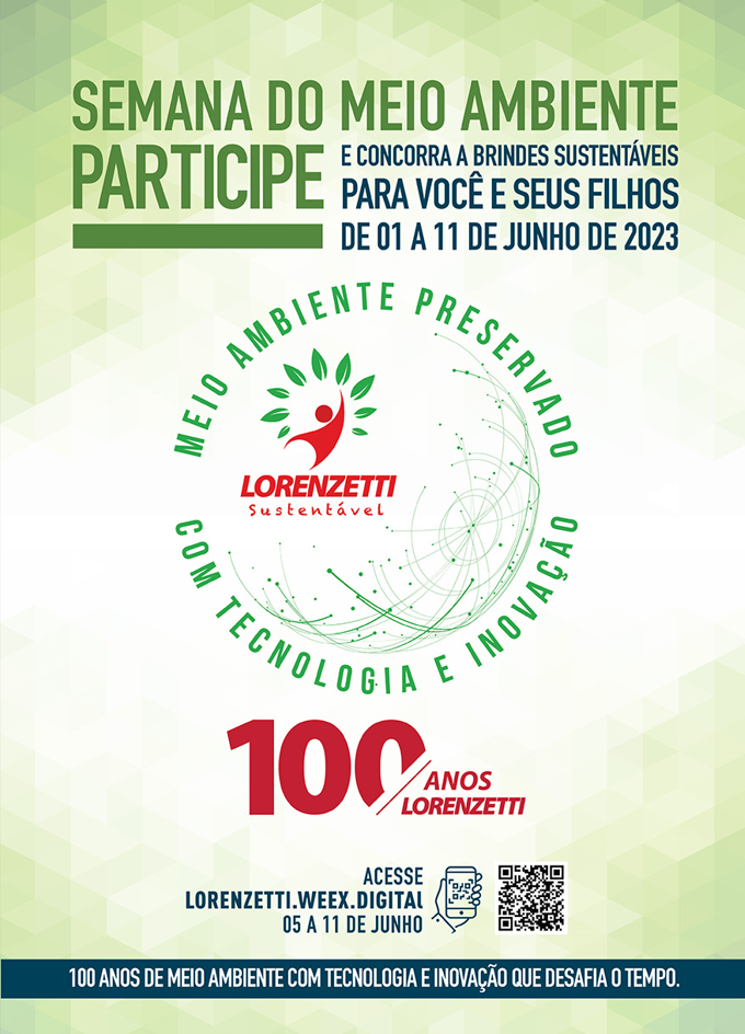 Semana do Meio Ambiente: Lorenzetti promove ações digitais visando conscientização entre colaboradores e familiares